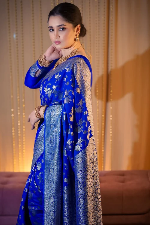 Designer Anarkali Style Saree